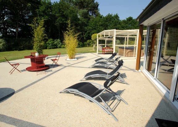 Terrasse en béton