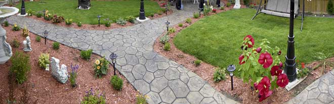 béton imprimé